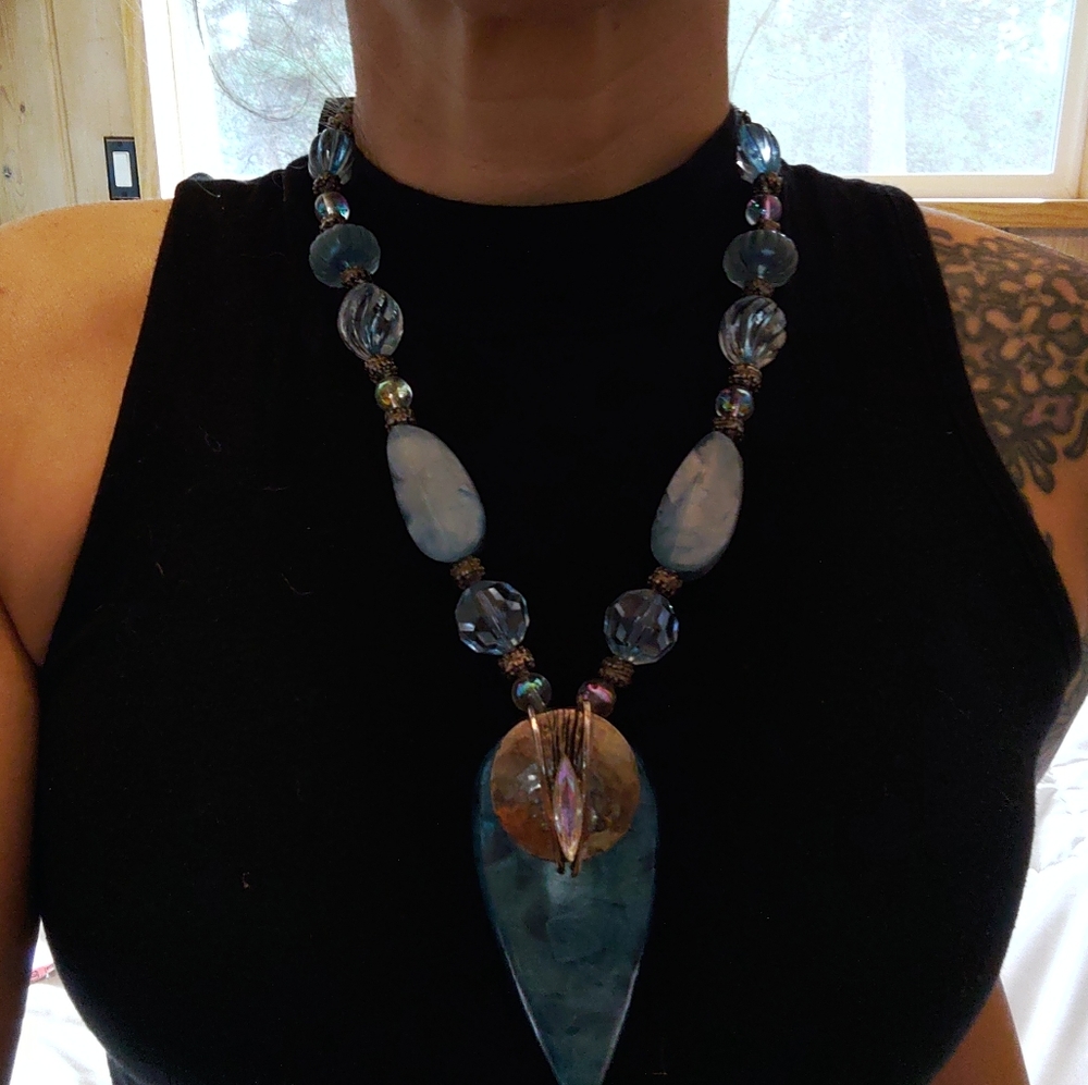 Anthony Alexander Designer Boho Statement Necklace - image 2